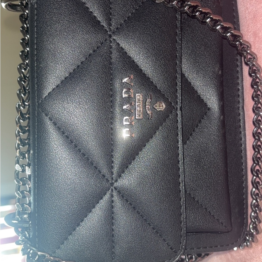 Prada Black Quilted Crossbody Bag